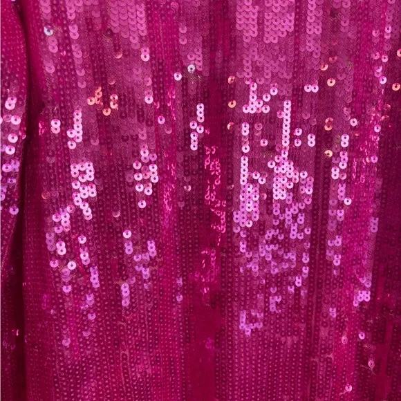 Show Me Your Mumu Pink Maddison Mini Sequin Dress XL - Picture 3 of 7